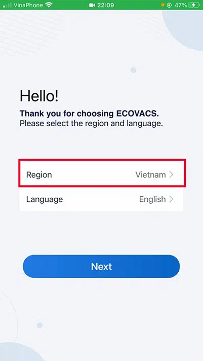 Hướng dẫn sử dụng App Ecovacs Home - Ecovacs T8