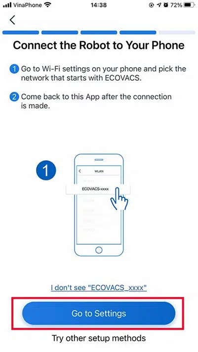 Hướng dẫn sử dụng App Ecovacs Home - Ecovacs T8