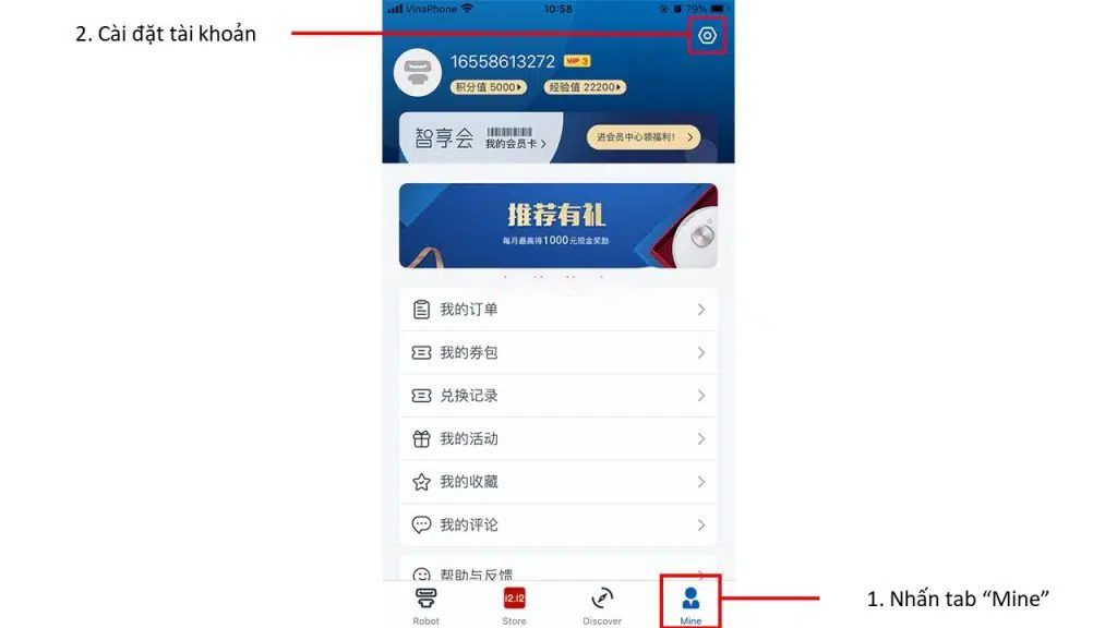 Hướng dẫn sử dụng App Ecovacs Home - Ecovacs T8