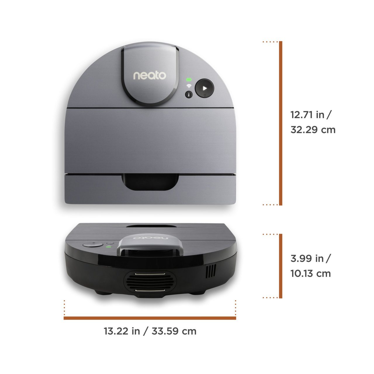 Kích thước Robot hút bụi thông minh Neato D10