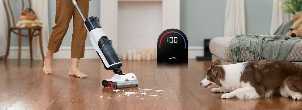 Máy hút bụi khô và ướt Roborock Dyad tự động thông báo cho người dùng