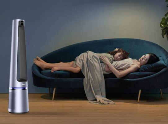 Quạt không cánh Midea AMS150-CJ an toàn cho sức khỏe em bé