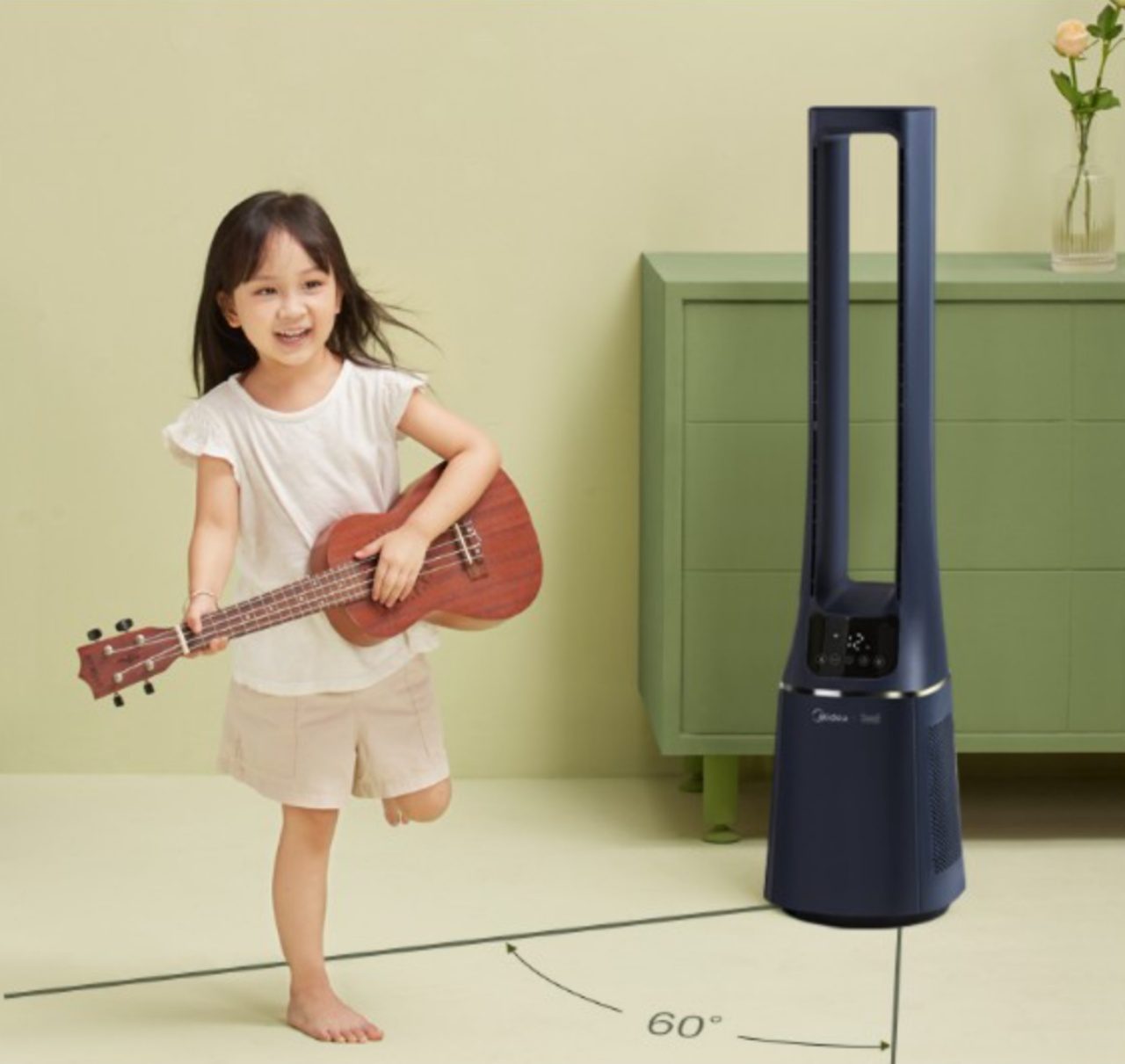 Gốc quay 60 độ của quạt