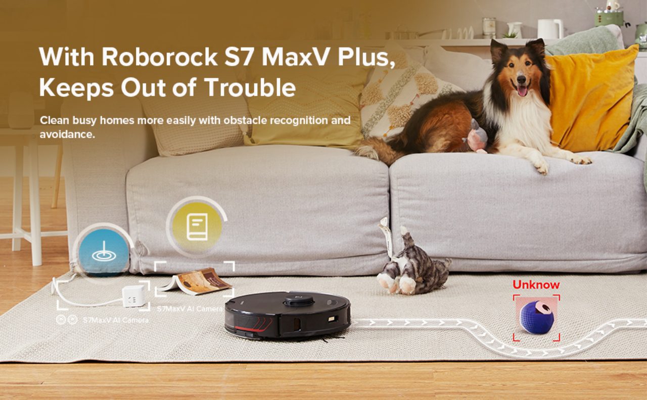 Robot hút bụi lau nhà Roborock S7 MaxV Plus 4
