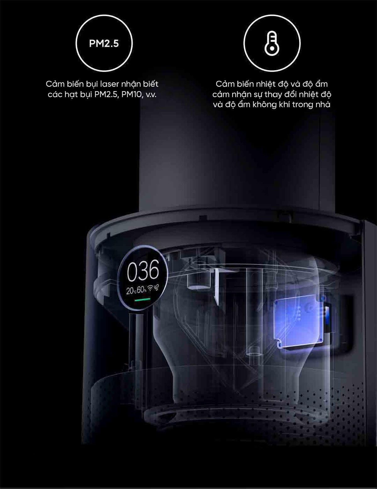 Xiaomi Mijia WYJHS01ZM quạt không cánh lọc không khí