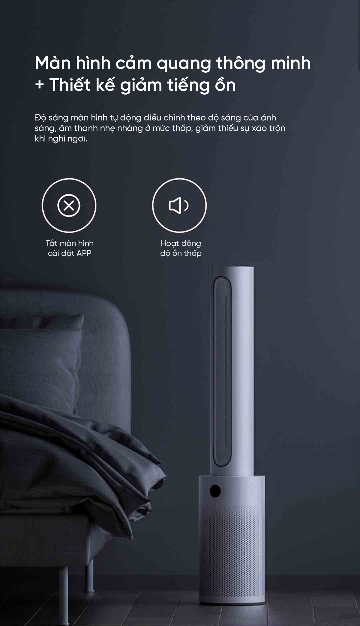 Xiaomi Mijia WYJHS01ZM quạt không cánh lọc không khí