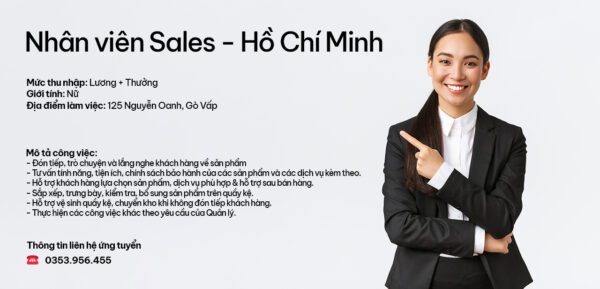 Tuyển Dụng Sales Hồ Chí Minh