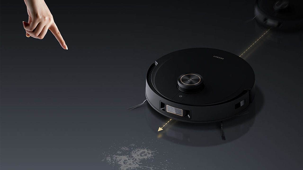 Điều khiển X1 PRO OMNI bằng giọng nói "Clean here"