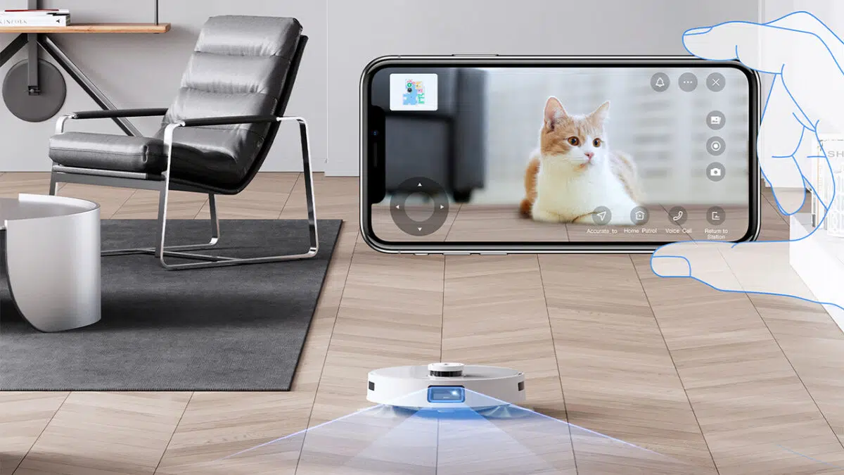 Tính năng quan sát robot hút bụi từ xa