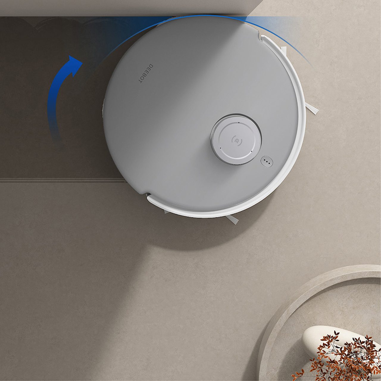 Khả năng đi sát mép tường một cách tốt hơn so với các robot hút bụi khác