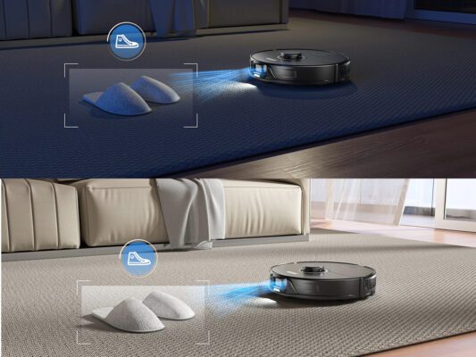 Hệ thống tránh chướng ngại vật của Roborock S8 hiệu quả ban đêm lẫn ngày
