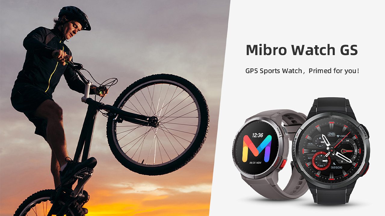 Banner giới thiệu đồng hồ thông minh Mibro GS