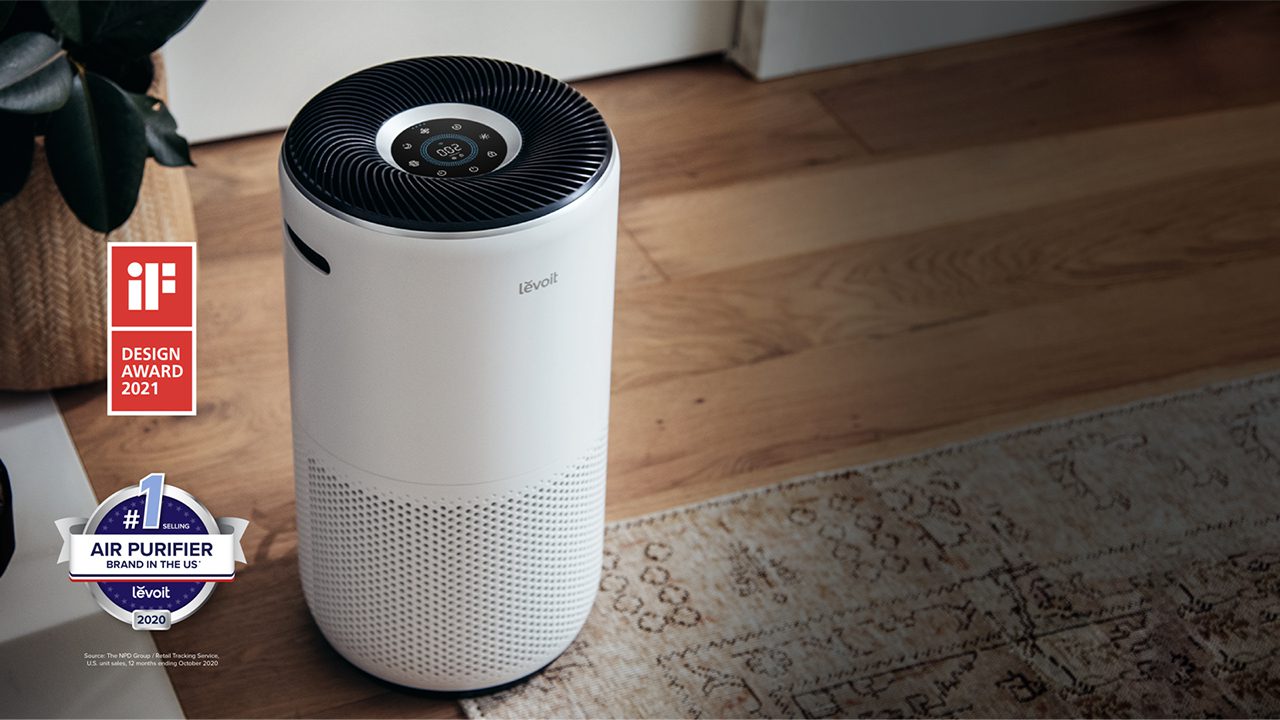 Banner giới thiệu máy lọc không khí Levoit Core 400S
