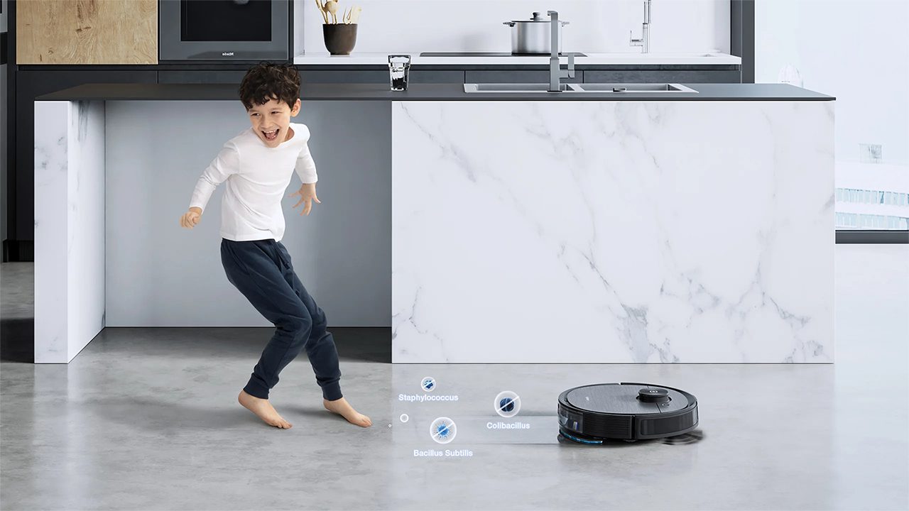 Deebot T8 AIVI hút bụi và lau nhà diệt sạch vi khuẩn