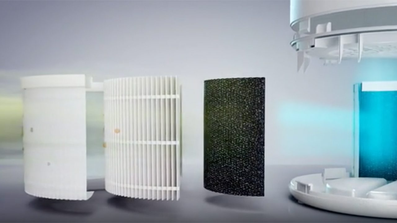Lọc 3 lớp hiệu quả trên Levoit Core 200S