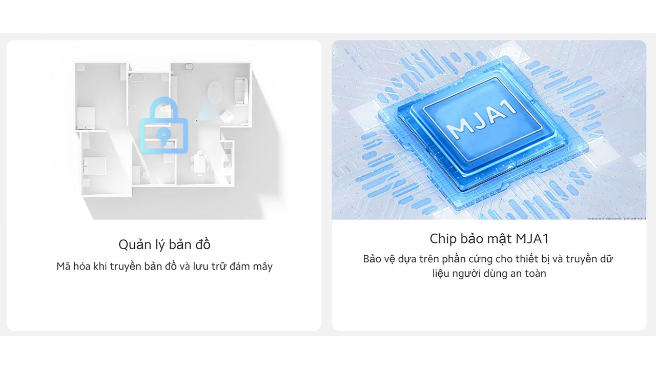 Quản lý bản đồ và Chip bảo mật MJA1