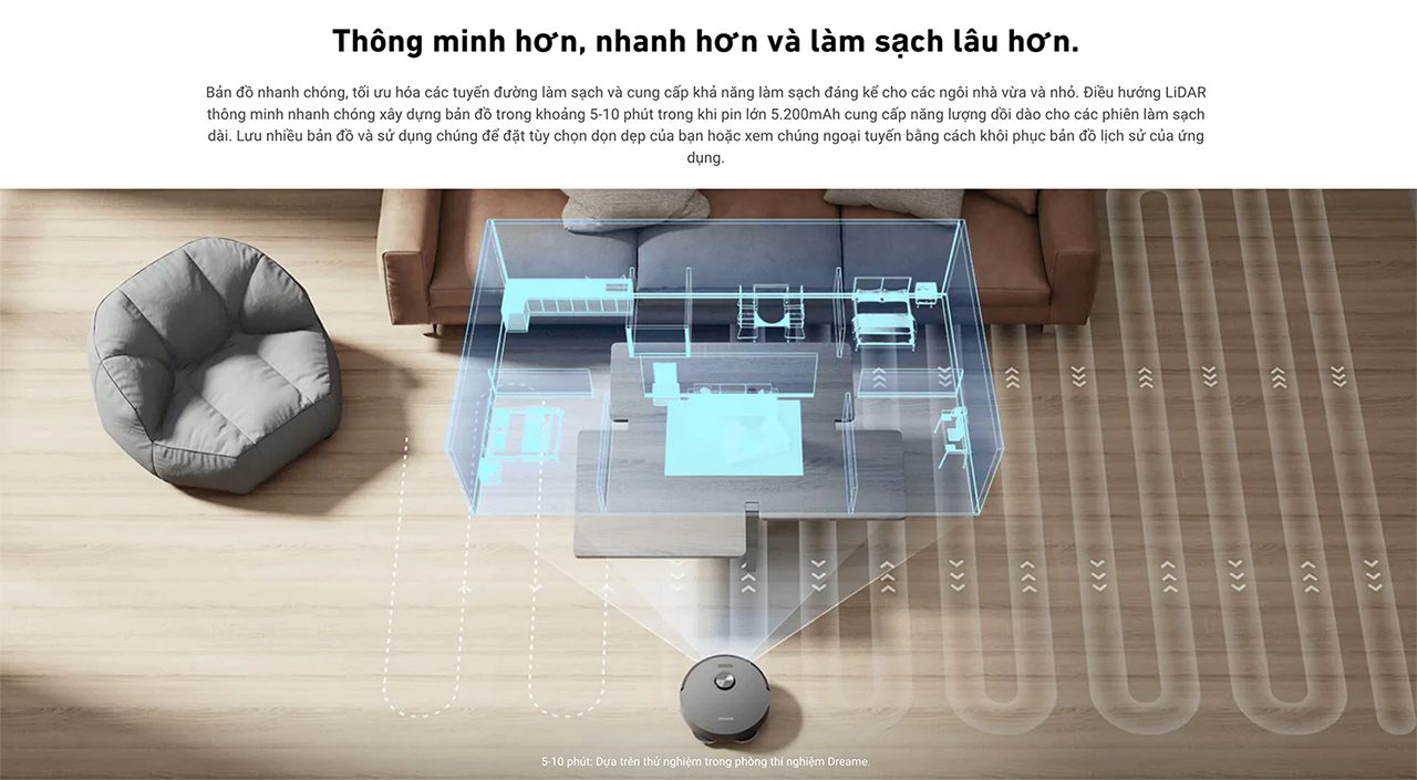 Thông minh hơn, nhanh hơn và làm sạch lâu hơn