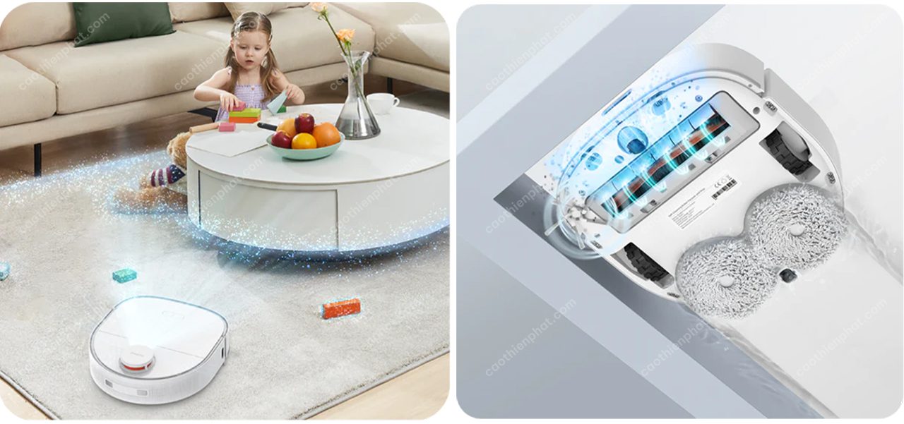 Dreame W10 thiết kế hình chữ D