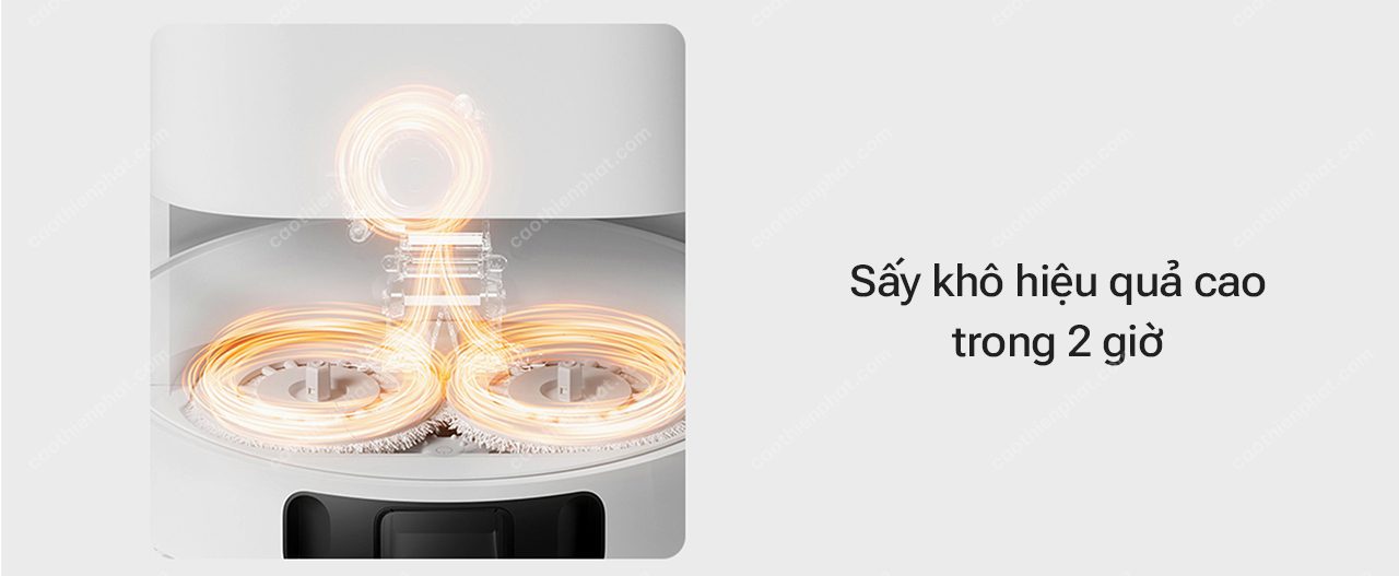 Sấy khô hiệu quả cao trong 2 giờ