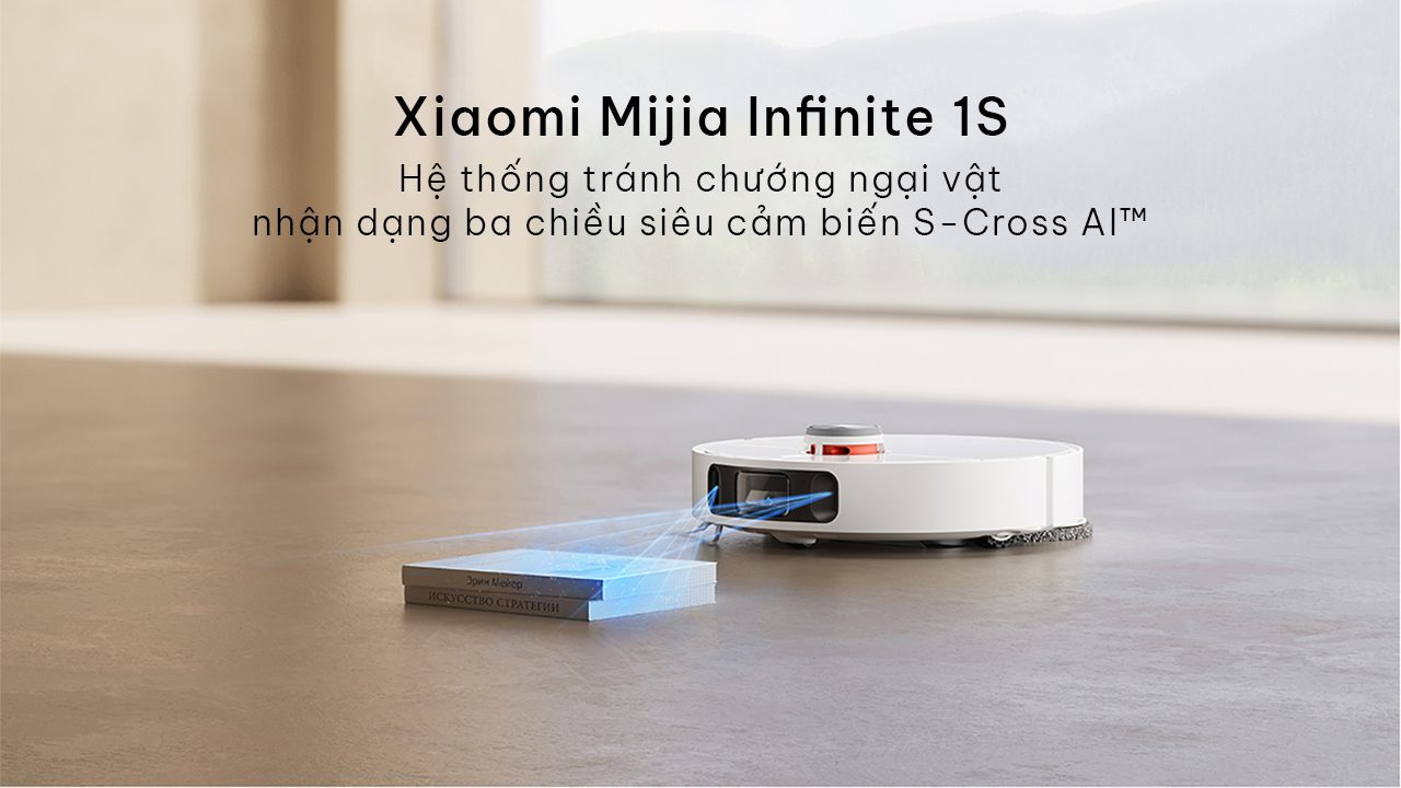 Robot hút bụi Xiaomi Mijia Infinite 1S khuyến mãi Tháng Chín