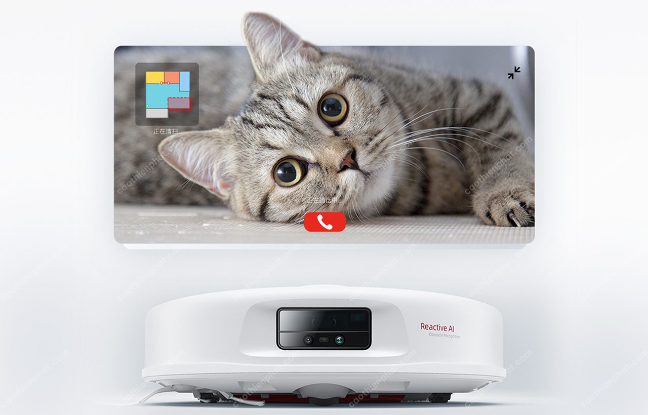 Roborock Q Revo Pro tích hợp camera RBG và đàm thoại 2 chiều