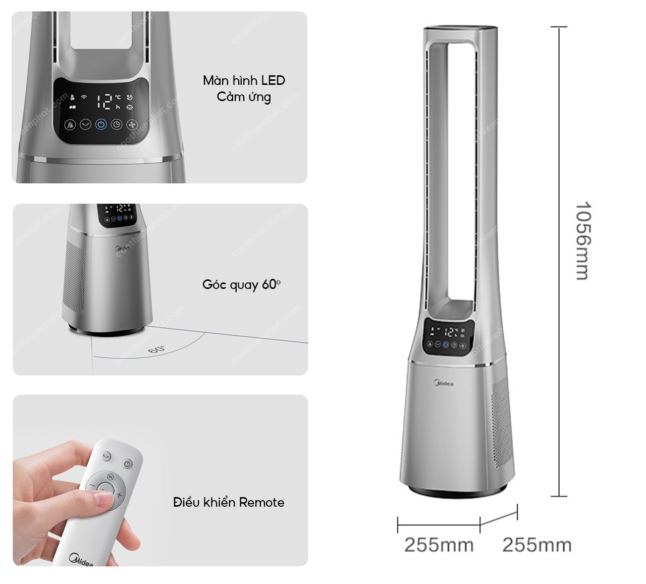 Thông số kỹ thuật Midea AMS150E-TY