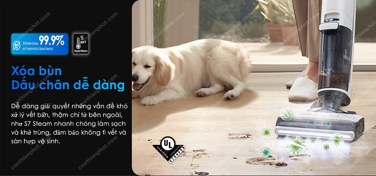 Xóa bùn và dấu chân dễ dàng