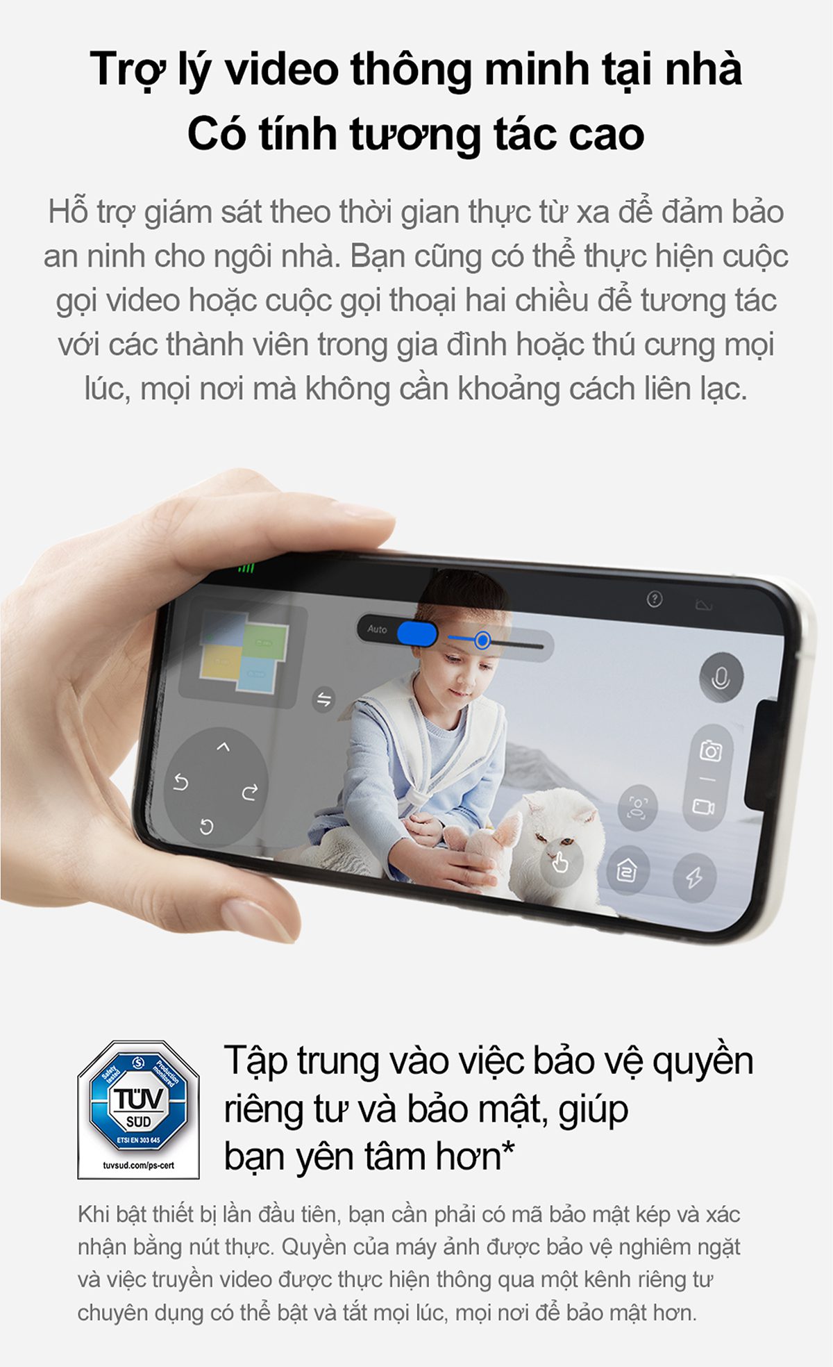 Hỗ trợ giám sát camera