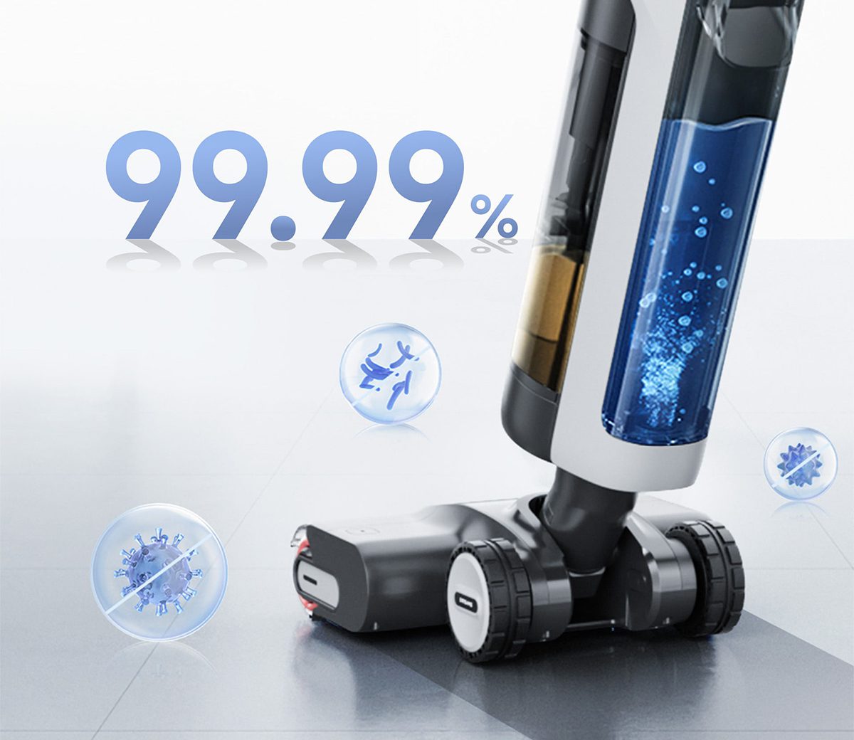 Tiêu diệt 99,99% vi khuẩn