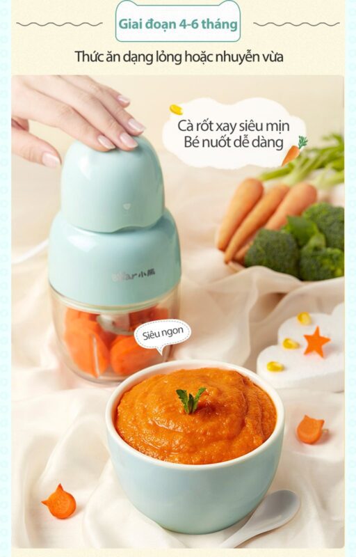 Máy xay thực phẩm đa năng Bear QSJ-B01P1