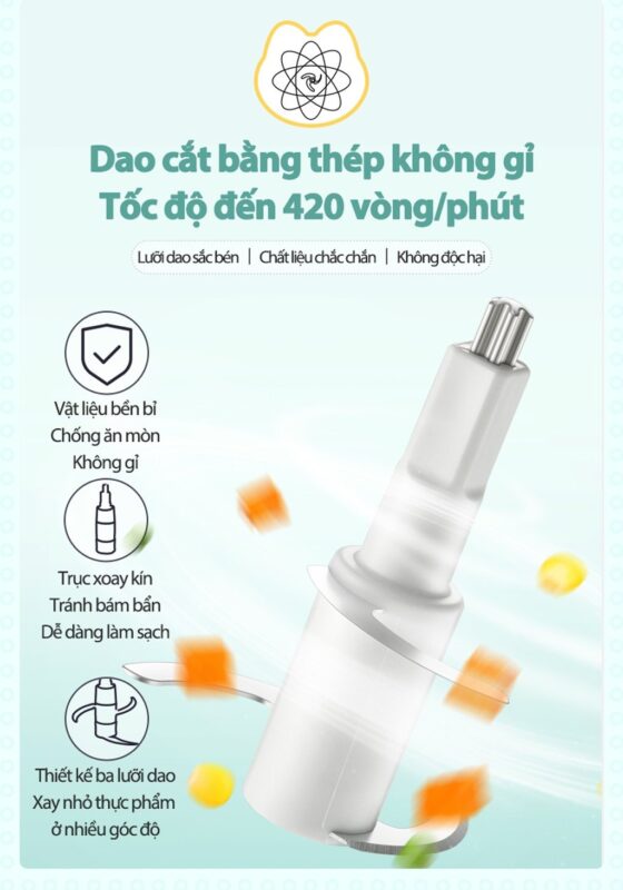 Máy xay thực phẩm đa năng Bear QSJ-B01P1