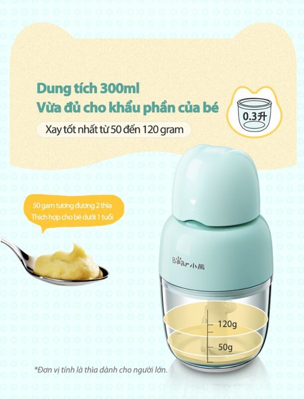 Máy xay thực phẩm đa năng Bear QSJ-B01P1