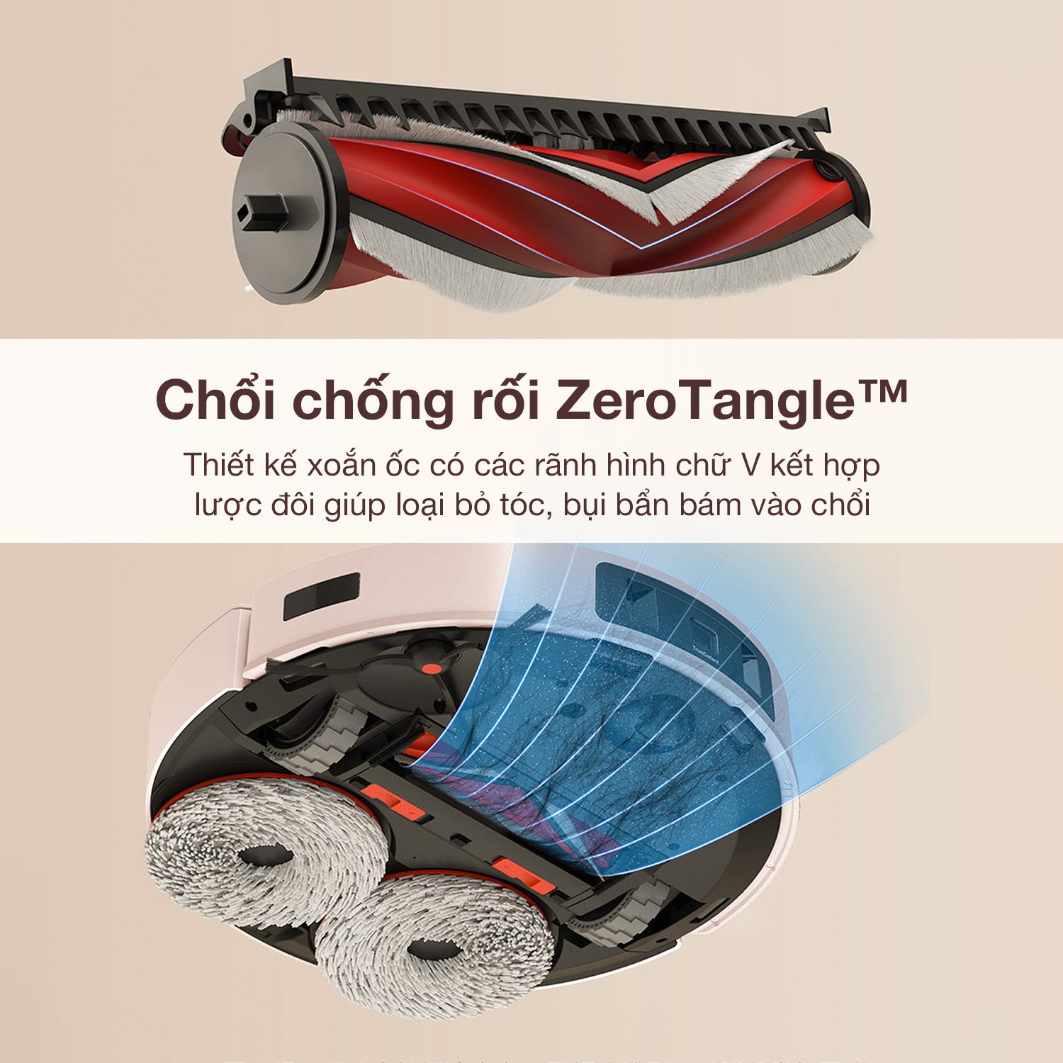 Chổi chống rối Zero Tangle ™