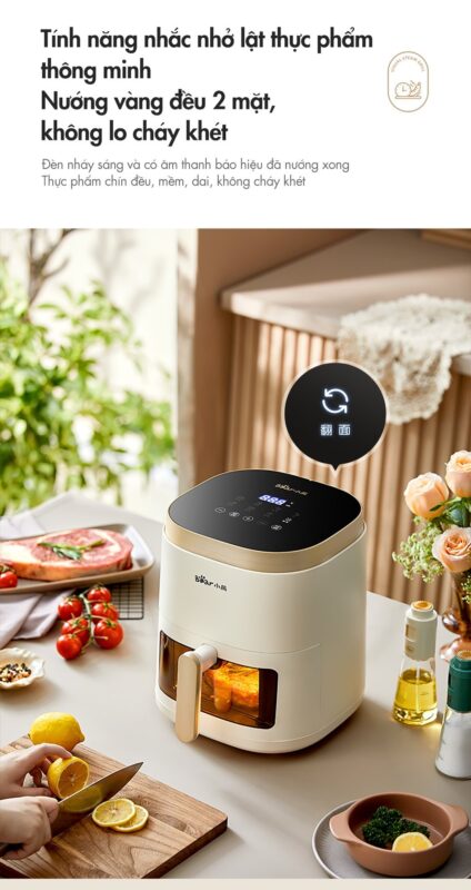 Nồi chiên không dầu Bear QZG-F15E3