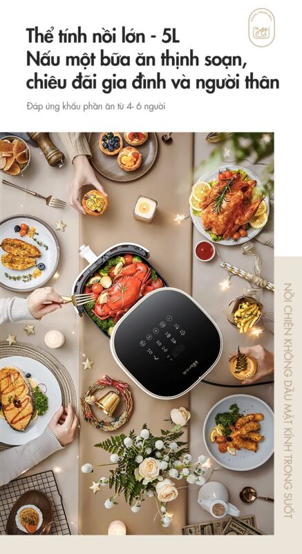 Nồi chiên không dầu Bear QZG-F15E3