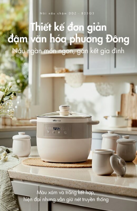 Nồi nấu chậm Bear DDZ-B25Q3