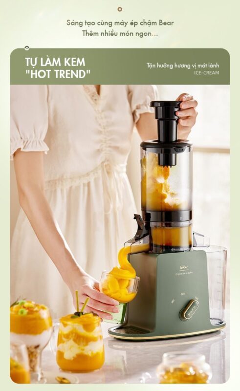 Máy ép chậm đa năng Bear YZJ-D01Y6