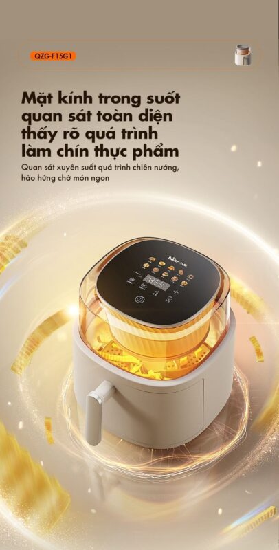Nồi chiên không dầu Bear QZG-F15G1