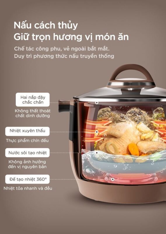 Nồi nấu chậm Bear DDZ-B45Z1