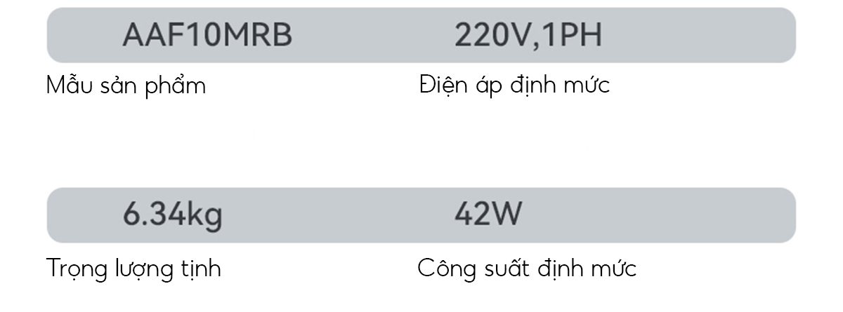Midea AAF10MRB