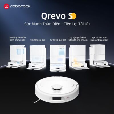 Roborock F25 gập nghiêng 180°