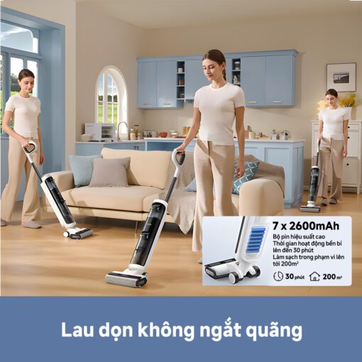 Dreame Mova K20 con lăn tràn viền 2 bên