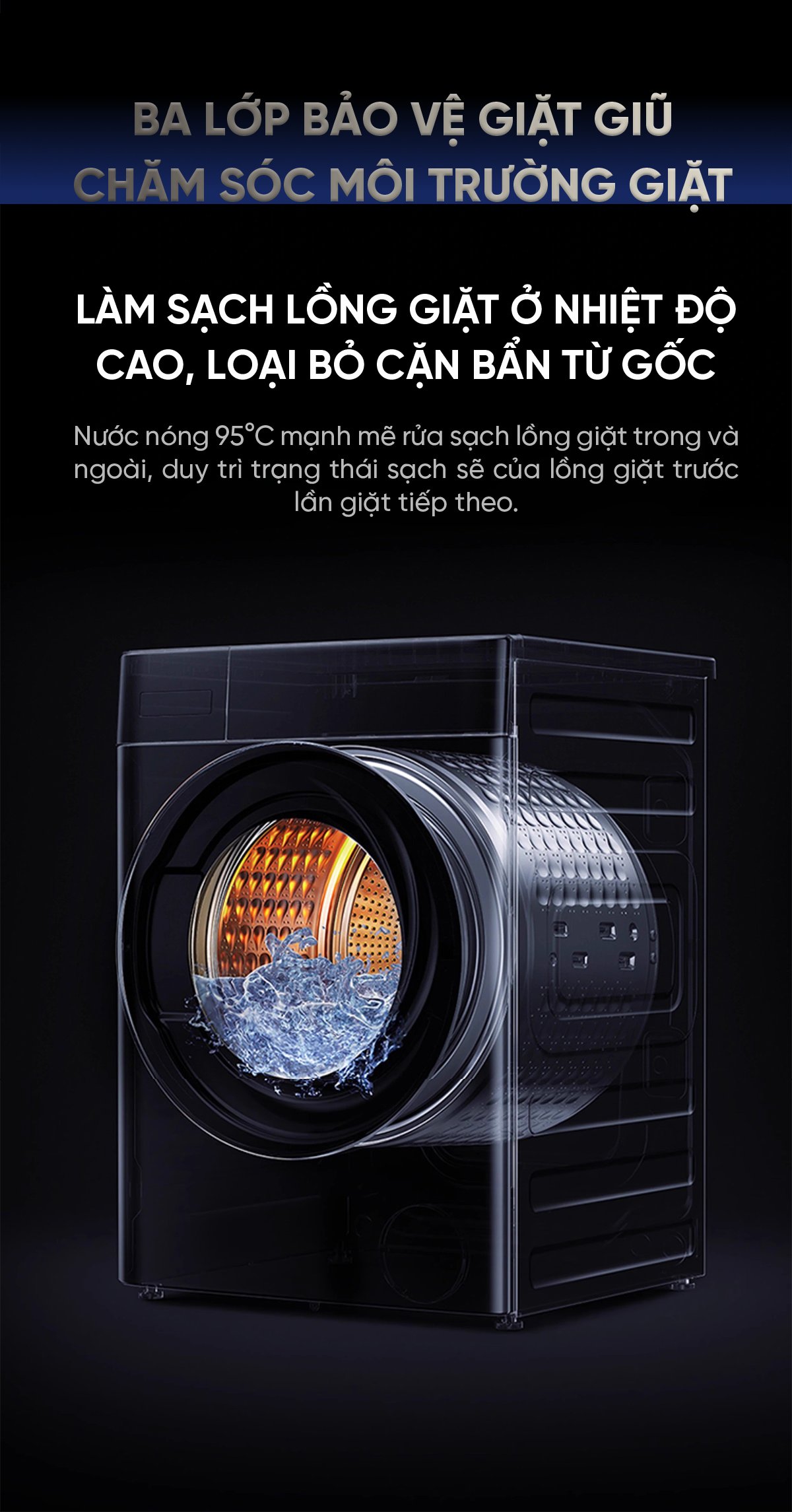 Máy giặt sấy Xiaomi Mijia MJ303, Giặt 12kg, Sấy 9kg