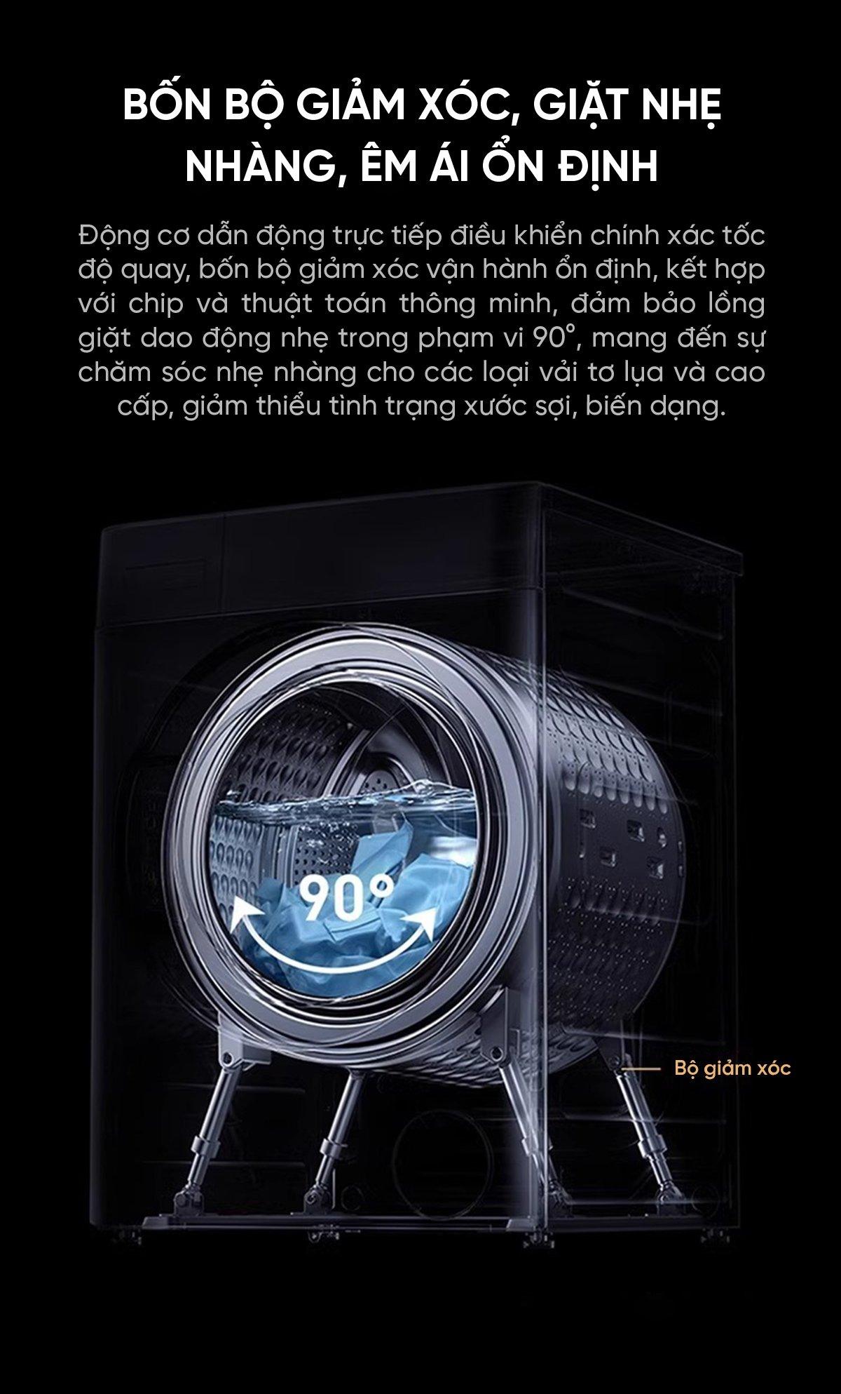 Máy giặt sấy Xiaomi Mijia MJ303, Giặt 12kg, Sấy 9kg