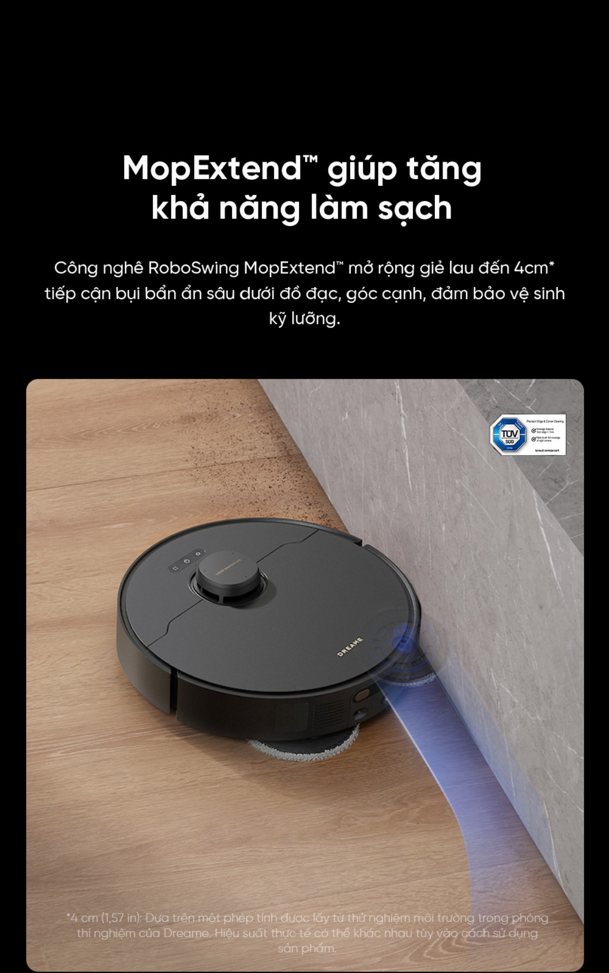 Robot hút bụi Dreame X40 Master