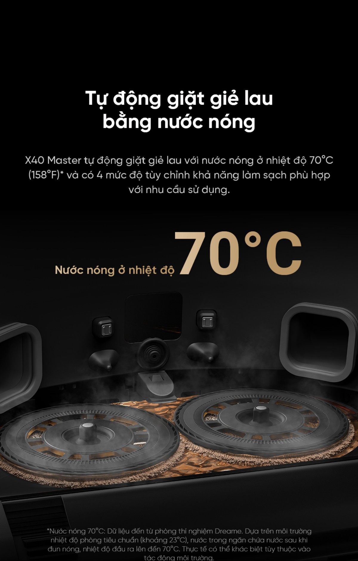Robot hút bụi Dreame X40 Master