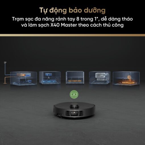 Robot hút bụi Dreame X40 Master