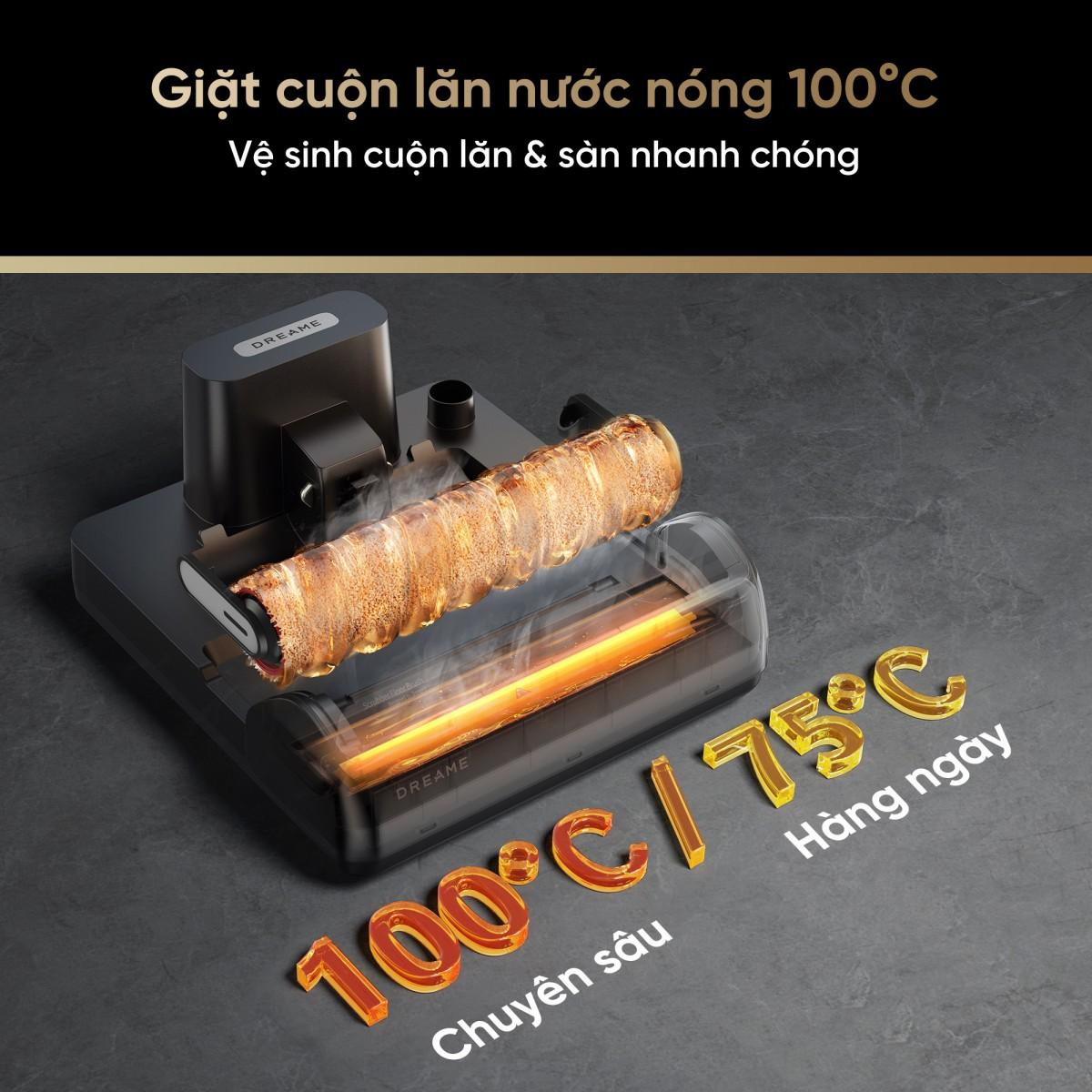 Giặt cuộn lăn nước nóng