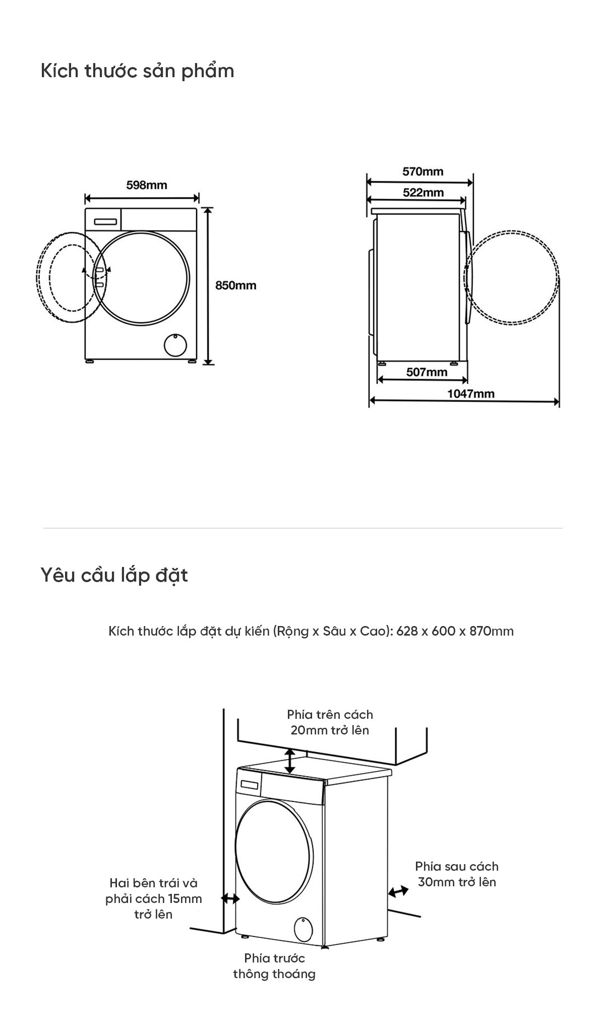 Máy giặt sấy Xiaomi Mijia MJ104, giặt 10kg, sấy 7kg