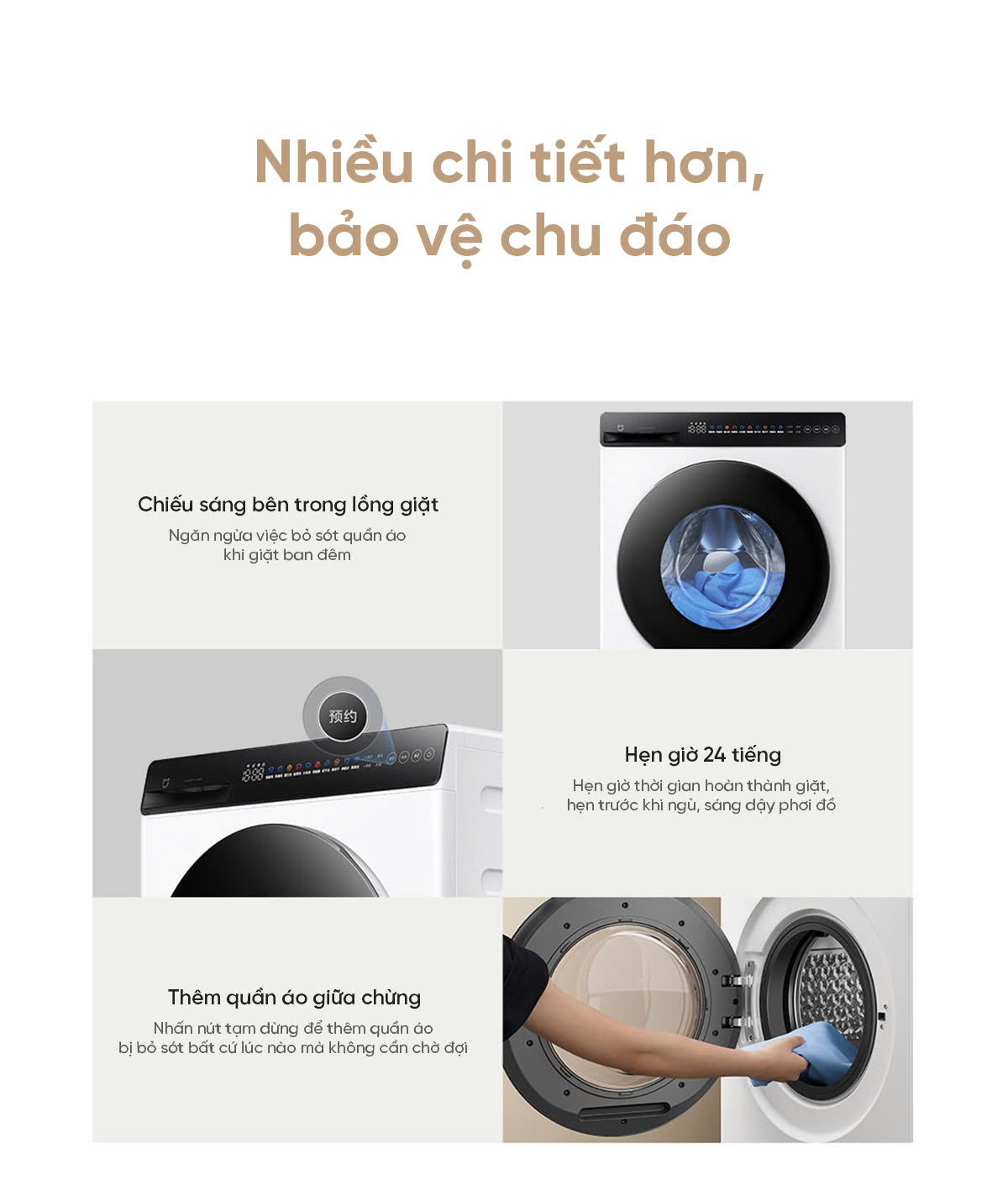Máy giặt sấy Xiaomi Mijia MJ104, giặt 10kg, sấy 7kg